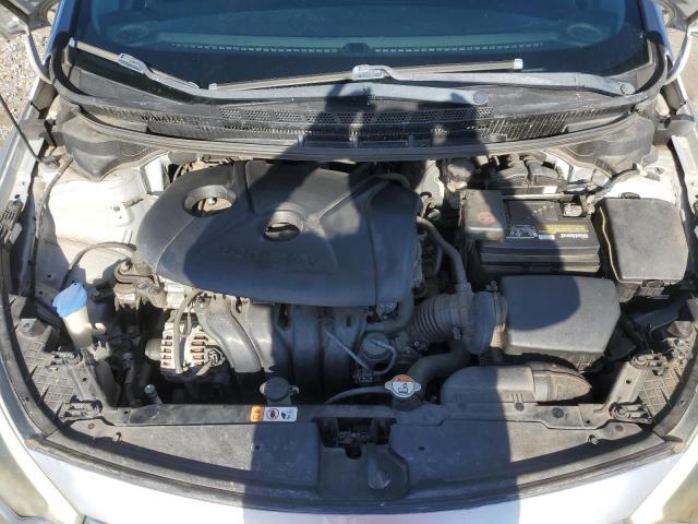 KNAFK4A6XE5252005 - 2014 KIA FORTE LX SILVER photo 11