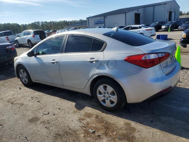 KNAFK4A6XE5252005 - 2014 KIA FORTE LX SILVER photo 2