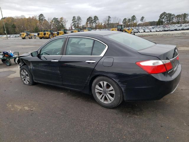 1HGCR2F34DA230061 - 2013 HONDA ACCORD LX BLACK photo 2