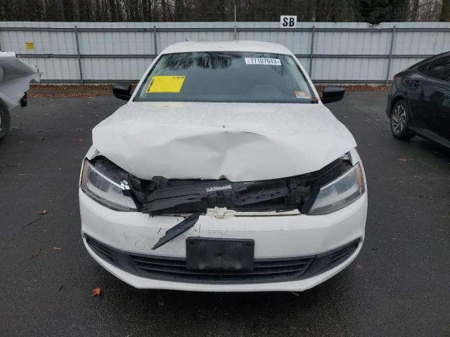 3VW2K7AJ3EM377426 - 2014 VOLKSWAGEN JETTA BASE WHITE photo 5