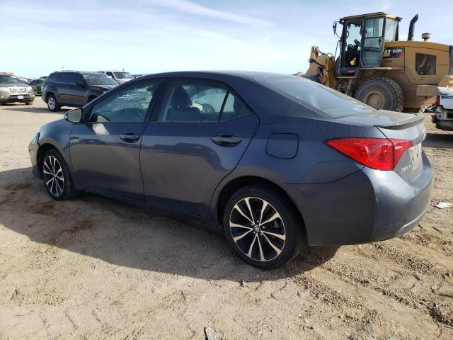 5YFBURHE5HP607594 - 2017 TOYOTA COROLLA L GRAY photo 2