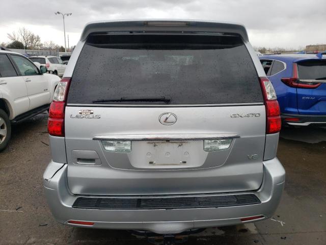 JTJBT20X780152990 - 2008 LEXUS GX 470 SILVER photo 6