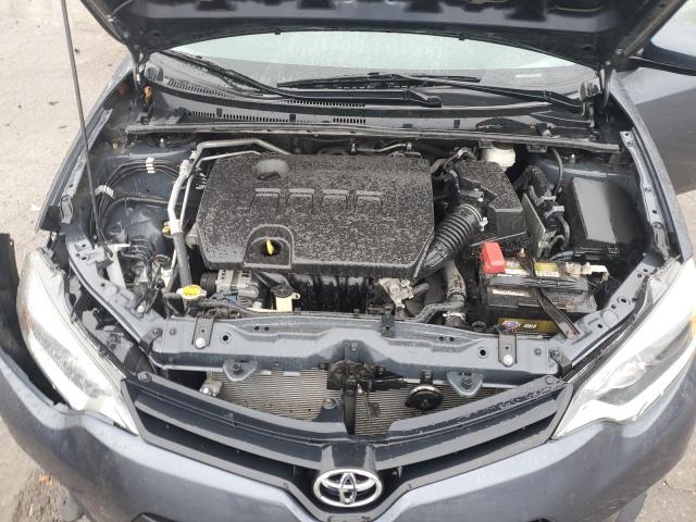 2T1BURHE7EC206916 - 2014 TOYOTA COROLLA L GRAY photo 11