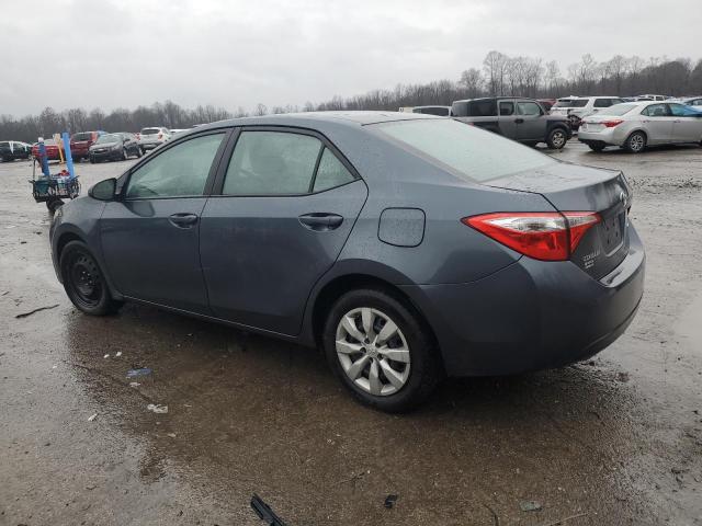 2T1BURHE7EC206916 - 2014 TOYOTA COROLLA L GRAY photo 2