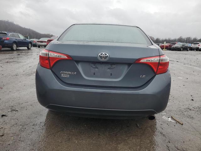 2T1BURHE7EC206916 - 2014 TOYOTA COROLLA L GRAY photo 6