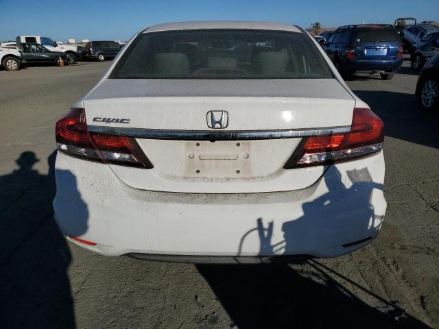 2HGFB2F50DH557173 - 2013 HONDA CIVIC LX WHITE photo 6