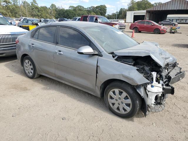 3KPA24AD2NE462128 - 2022 KIA RIO LX GRAY photo 4