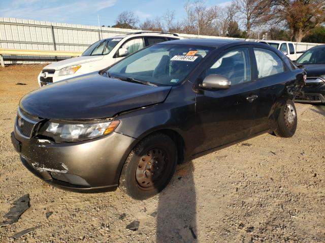 KNAFU4A22A5820216 - 2010 KIA FORTE EX GRAY photo 1