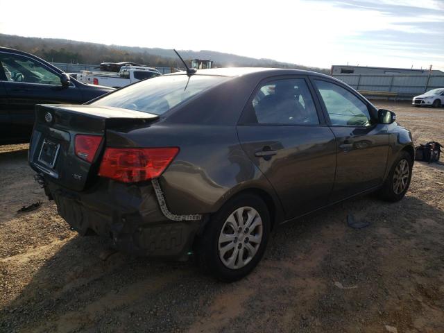 KNAFU4A22A5820216 - 2010 KIA FORTE EX GRAY photo 3