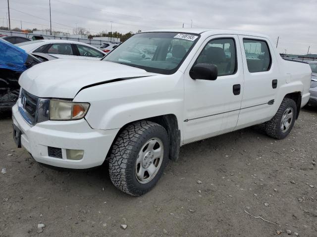 2HJYK16239H503635 - 2009 HONDA RIDGELINE RT WHITE photo 1