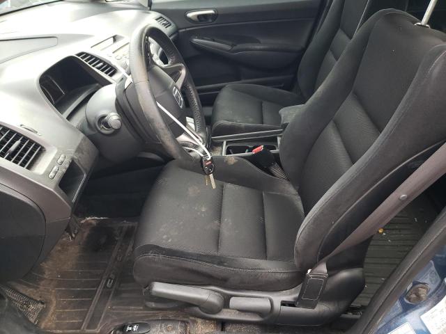 2HGFA16609H001491 - 2009 HONDA CIVIC LX-S 蓝色 照片 7