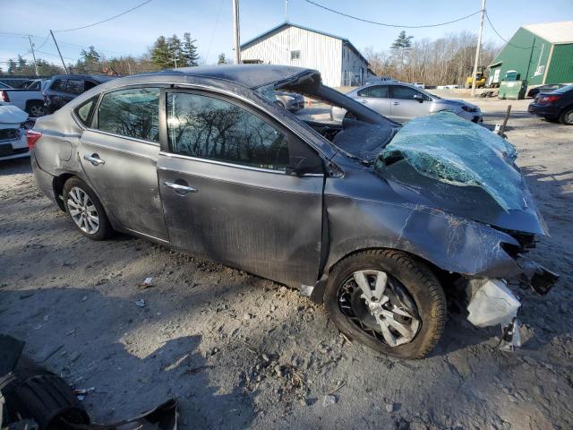 3N1AB7AP7KY277971 - 2019 NISSAN SENTRA S GRAY photo 4