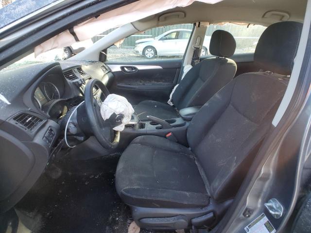 3N1AB7AP7KY277971 - 2019 NISSAN SENTRA S GRAY photo 7