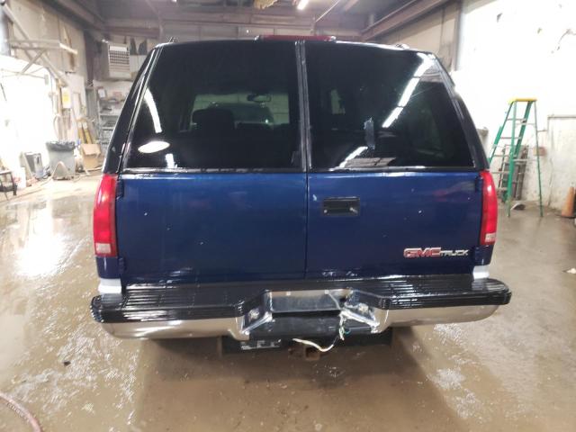 1GKEK13R4VJ728006 - 1997 GMC YUKON BLUE photo 6