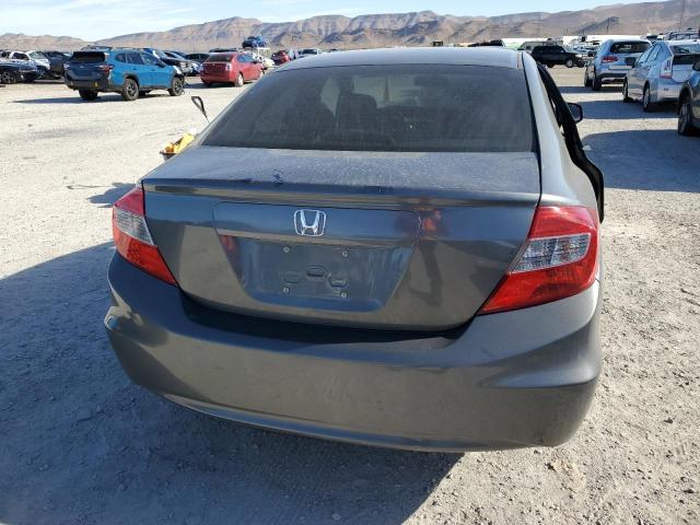 19XFB2F54CE372164 - 2012 HONDA CIVIC LX CHARCOAL photo 6