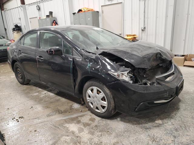 19XFB2F5XFE041481 - 2015 HONDA CIVIC LX BLACK photo 4