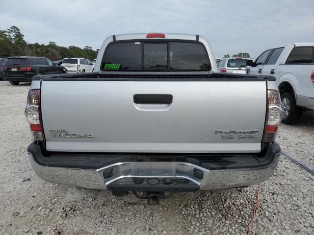 3TMJU62N09M075490 - 2009 TOYOTA TACOMA DOUBLE CAB PRERUNNER SILVER photo 6