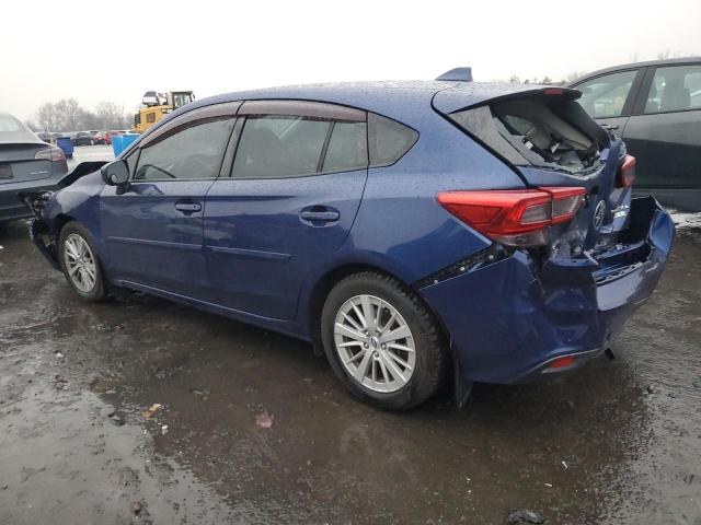 4S3GTAE6XH3719016 - 2017 SUBARU IMPREZA PREMIUM PLUS BLUE photo 2