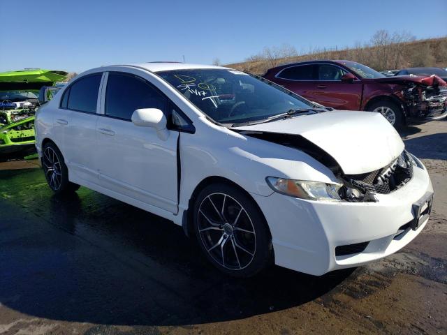 2HGFA16529H310113 - 2009 HONDA CIVIC LX WHITE photo 4