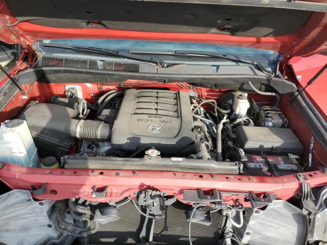 5TFRY5F1XJX239528 - 2018 TOYOTA TUNDRA DOUBLE CAB SR/SR5 RED photo 11