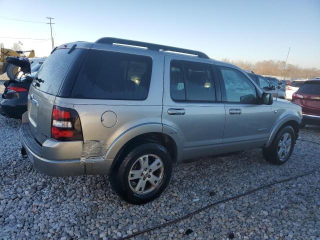 1FMEU73868UA70106 - 2008 FORD EXPLORER XLT SILVER photo 3