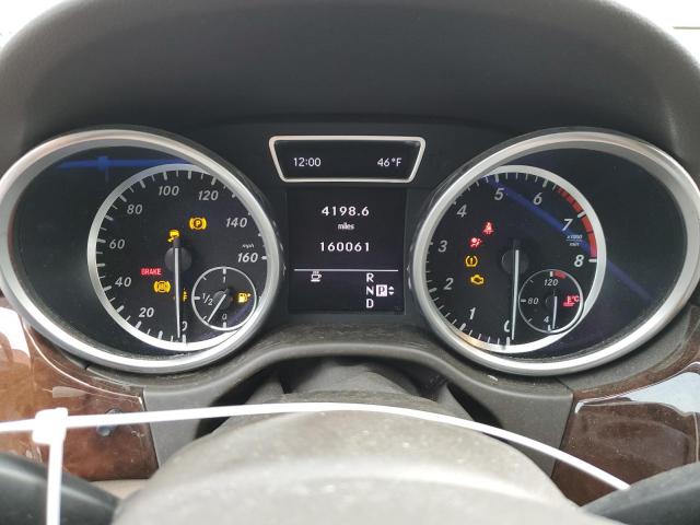 4JGDA5HB4CA093651 - 2012 MERCEDES-BENZ ML 350 4MATIC SILVER photo 9