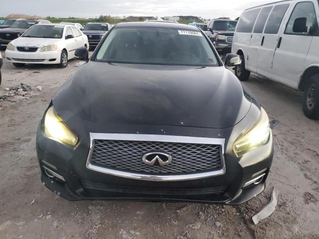 JN1BV7AP5EM672489 - 2014 INFINITI Q50 BASE BLACK photo 5