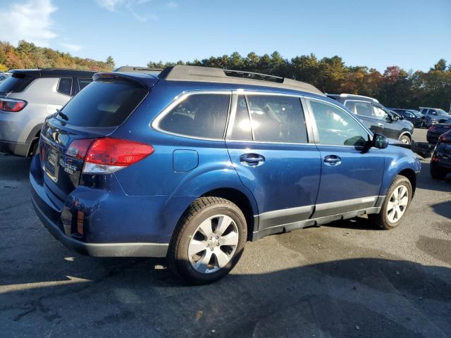 4S4BRBGC6B3324741 - 2011 SUBARU OUTBACK 2.5I PREMIUM BLUE photo 3