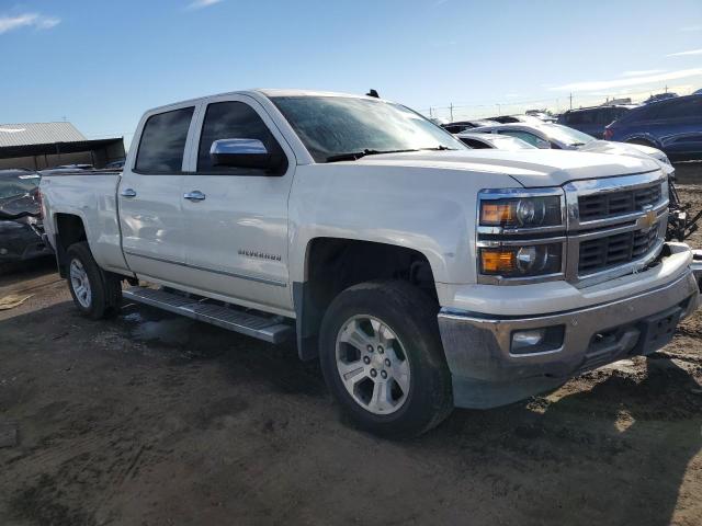 3GCUKSEC7EG347015 - 2014 CHEVROLET 1500 SILVE K1500 LTZ WHITE photo 4