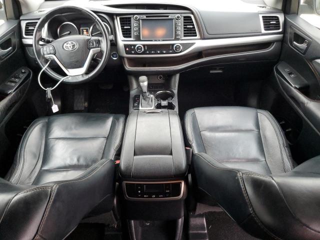 5TDKKRFH8GS122987 - 2016 TOYOTA HIGHLANDER XLE BLACK photo 8