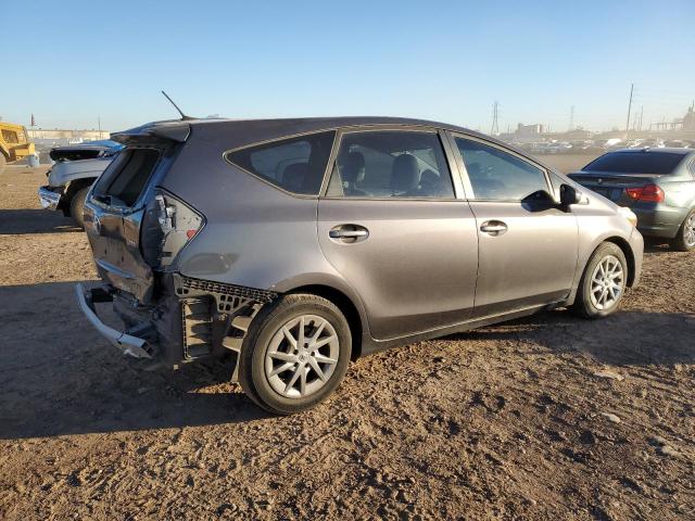 JTDZN3EU7FJ028063 - 2015 TOYOTA PRIUS V GRAY photo 3