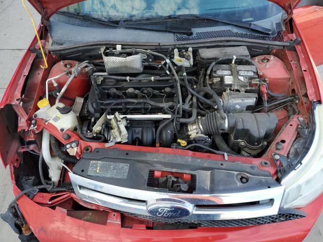 1FAHP33N08W244530 - 2008 FORD FOCUS SE RED photo 11