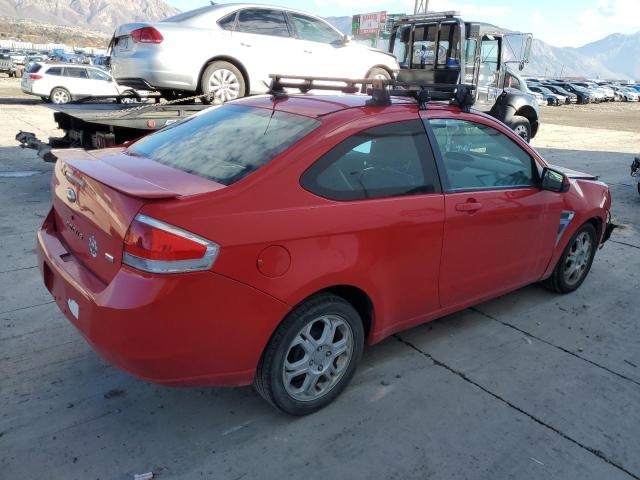 1FAHP33N08W244530 - 2008 FORD FOCUS SE RED photo 3