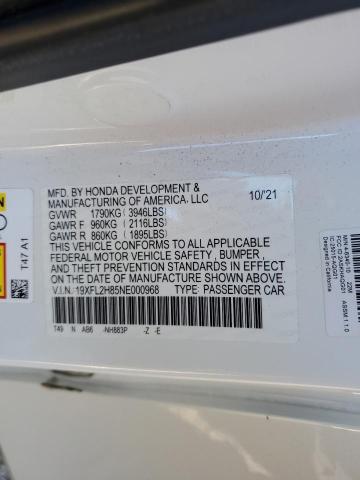 19XFL2H85NE000968 - 2022 HONDA CIVIC SPORT 白色 照片 13