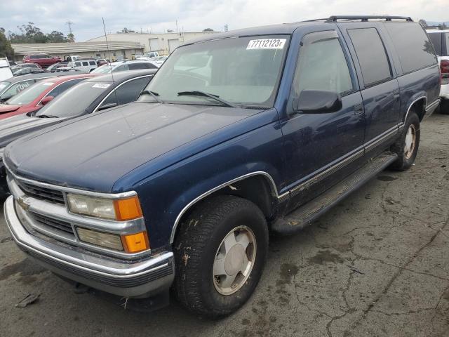 3GNFK16R4XG241122 - 1999 CHEVROLET SUBURBAN K1500 BLUE photo 1