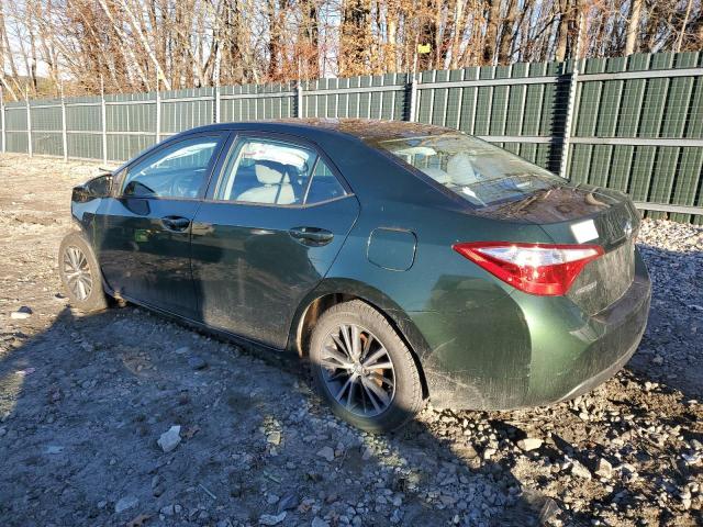 2T1BURHEXGC724568 - 2016 TOYOTA COROLLA L GREEN photo 2