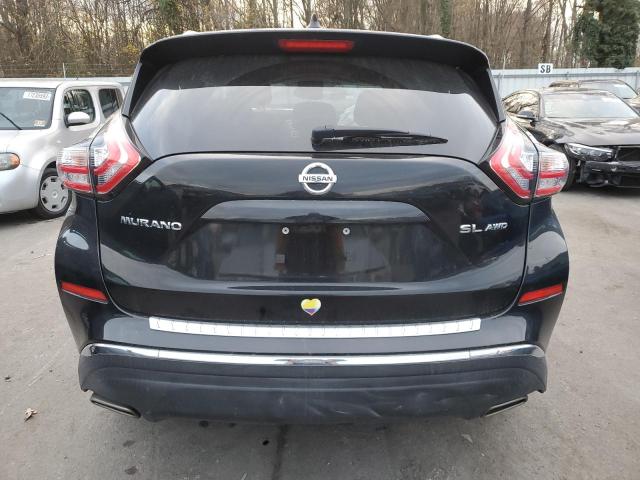 5N1AZ2MH9HN158305 - 2017 NISSAN MURANO S BLACK photo 6