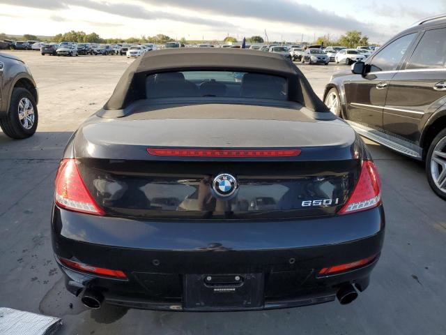 WBAEB53519C224326 - 2009 BMW 650 I BLACK photo 6