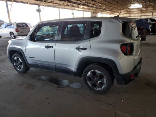 ZACCJAAW0GPC63189 - 2016 JEEP RENEGADE SPORT SILVER photo 2