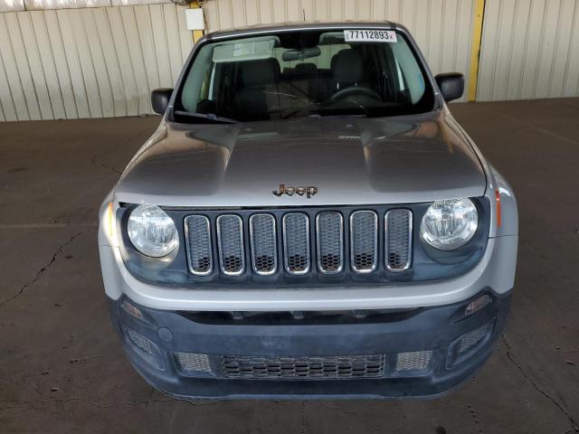 ZACCJAAW0GPC63189 - 2016 JEEP RENEGADE SPORT SILVER photo 5