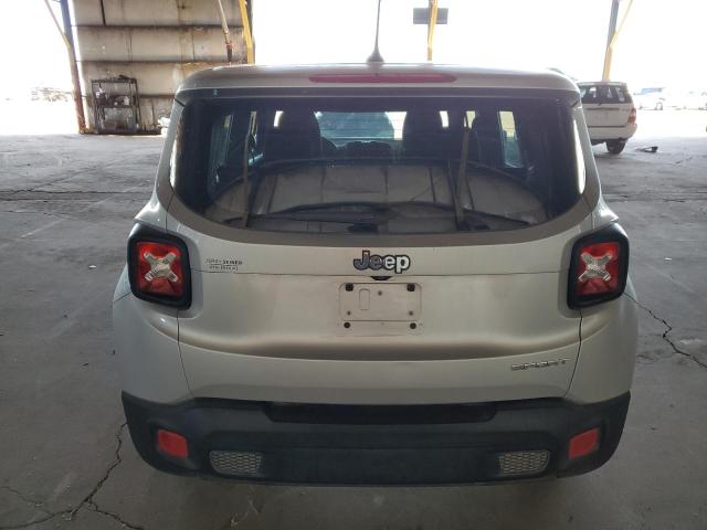 ZACCJAAW0GPC63189 - 2016 JEEP RENEGADE SPORT SILVER photo 6