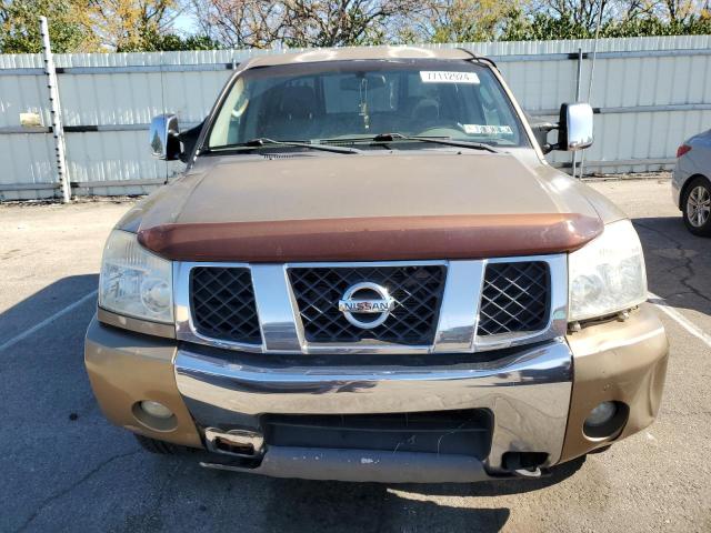 1N6AA07B35N540717 - 2005 NISSAN TITAN XE GOLD photo 5