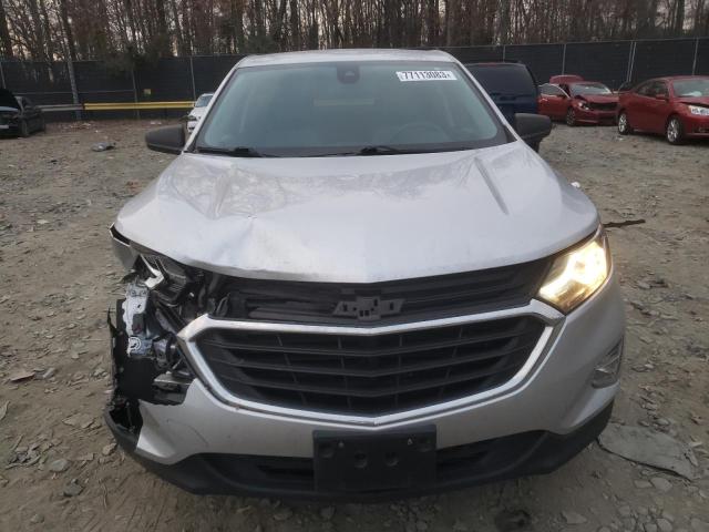 3GNAXHEV6LS518508 - 2020 CHEVROLET EQUINOX LS SILVER photo 5