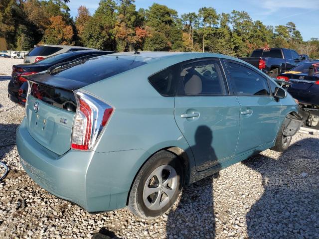 JTDKN3DU4D5695486 - 2013 TOYOTA PRIUS TURQUOISE photo 3