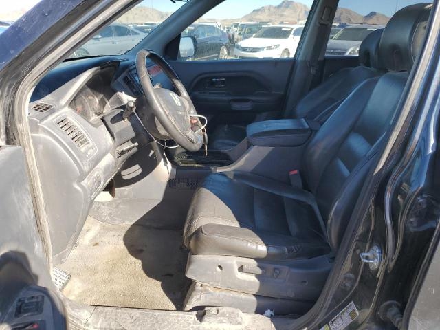 5FNYF28596B010775 - 2006 HONDA PILOT EX BLUE photo 7