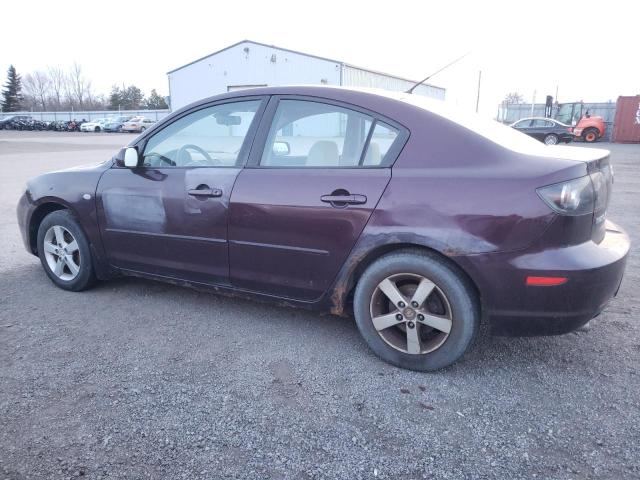 JM1BK32F171619037 - 2007 MAZDA 3 I PURPLE photo 2