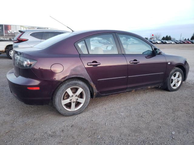 JM1BK32F171619037 - 2007 MAZDA 3 I PURPLE photo 3