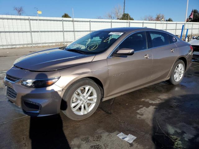 1G1ZD5ST8JF184434 - 2018 CHEVROLET MALIBU LT GOLD photo 1