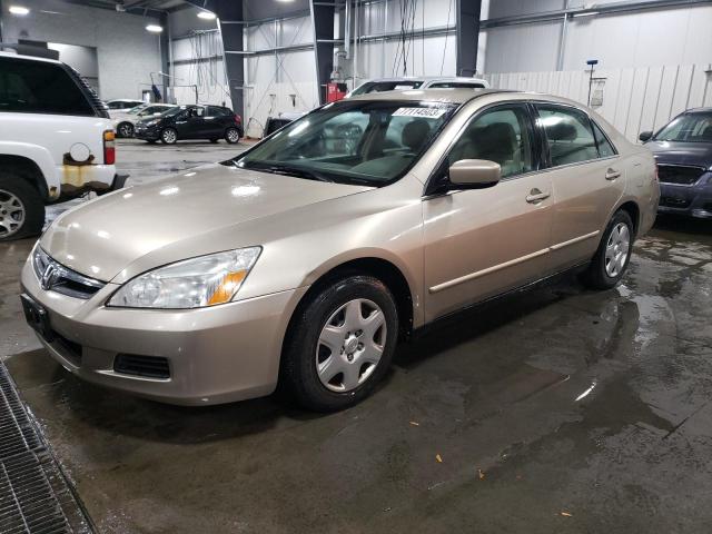 3HGCM56437G707366 - 2007 HONDA ACCORD LX GOLD photo 1