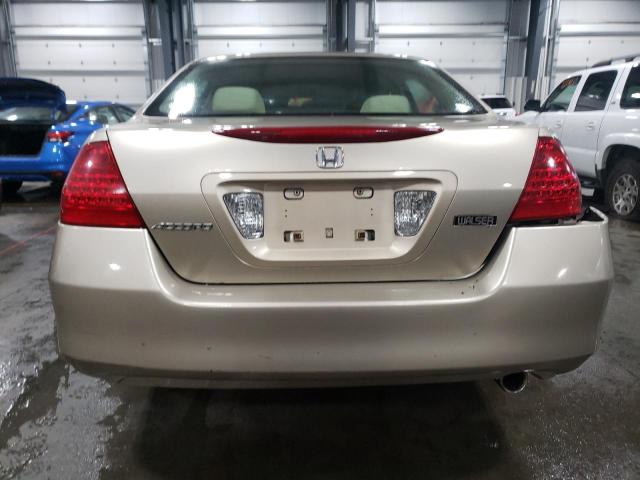 3HGCM56437G707366 - 2007 HONDA ACCORD LX GOLD photo 6